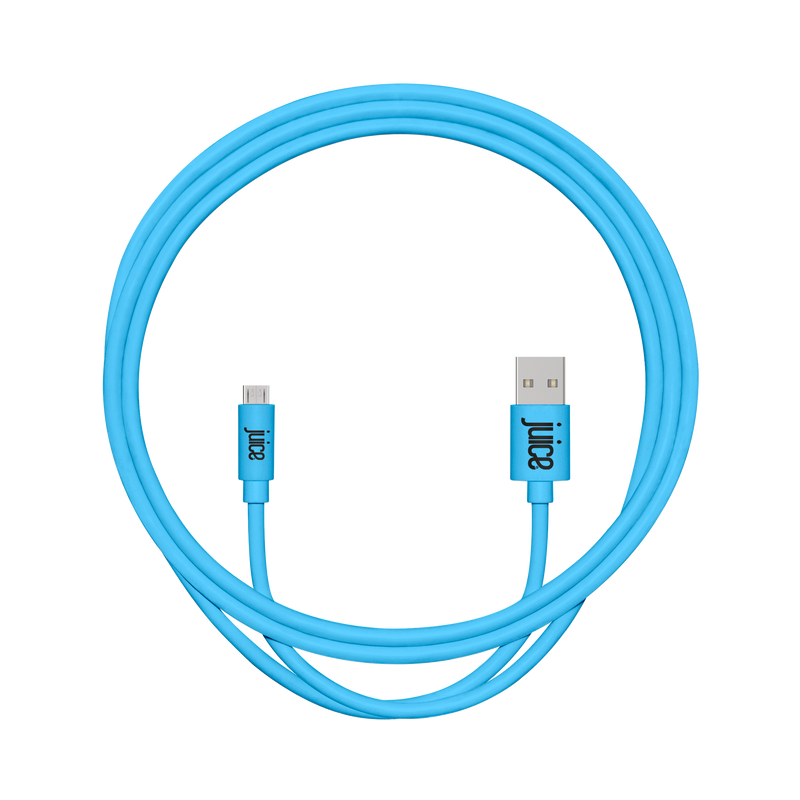 Juice Micro USB Charging Cable 1.5m - Aqua
