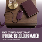 Juice USB-C to USB-C Classic Charging Cable 1m – Burgundy – Colour Match
