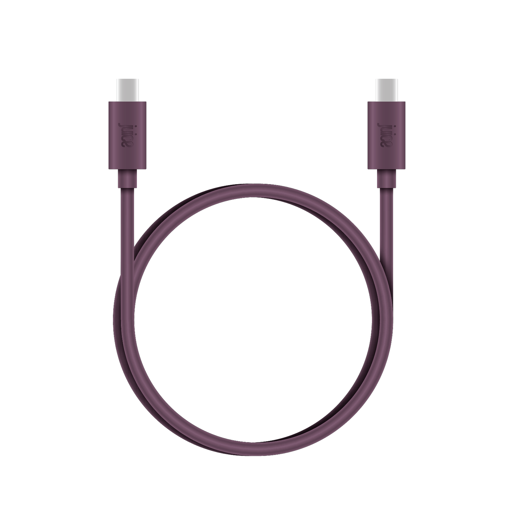 Juice USB-C to USB-C Classic Charging Cable 1m – Burgundy – Core Asset 03