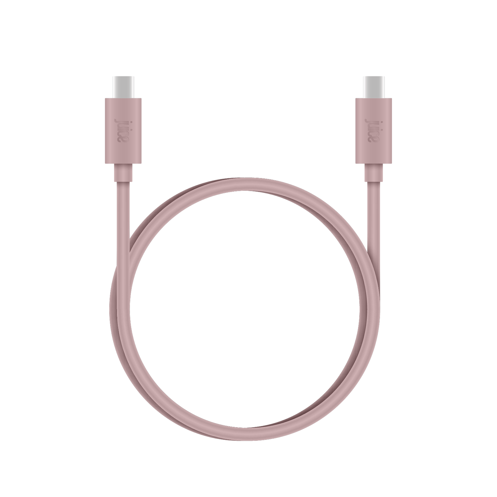Juice USB-C to USB-C Classic Charging Cable 1m – Pink – Core Asset 03