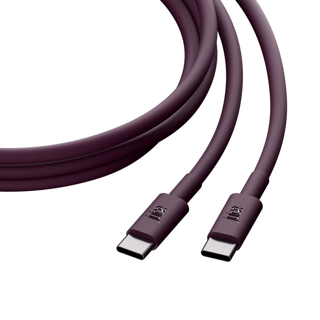 Juice USB-C to USB-C Classic Charging Cable 2m – Burgundy – Core Asset 02