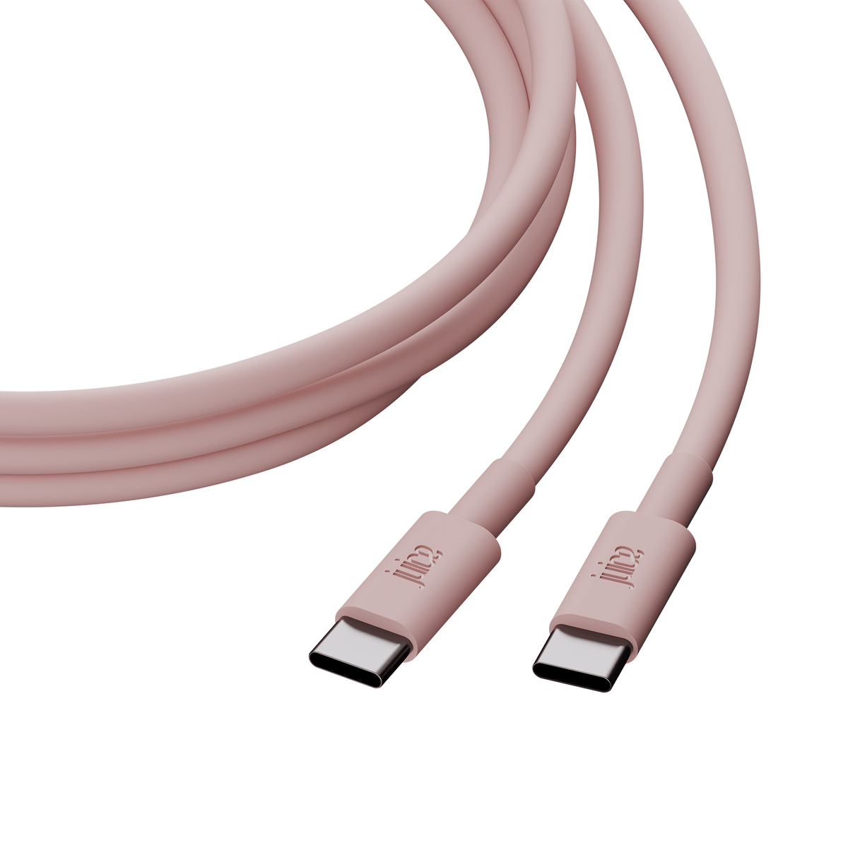 Juice USB-C to USB-C Classic Charging Cable 2m – Pink – Core Asset 02