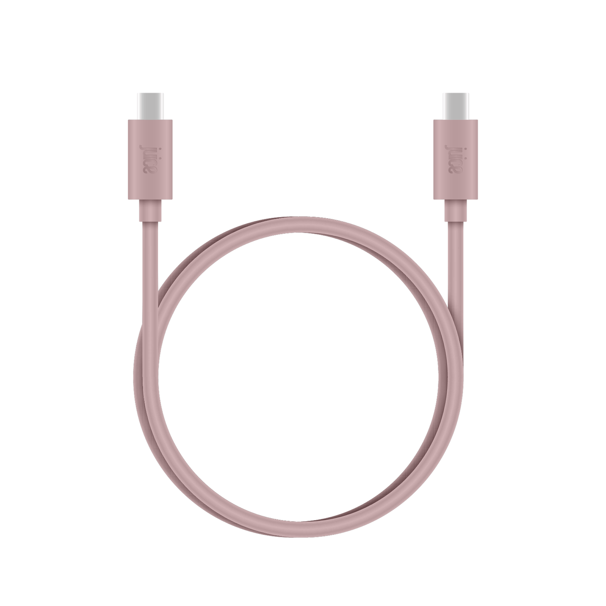 Juice USB-C to USB-C Classic Charging Cable 2m – Pink – Core Asset 03