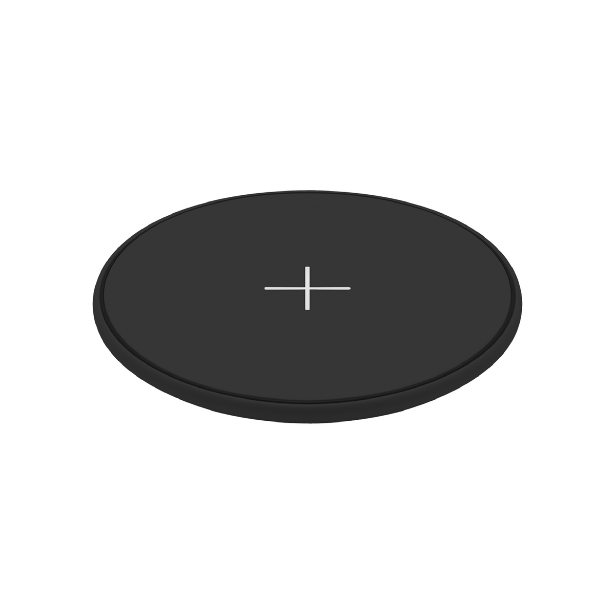 Juice 10W Universal Wireless Charging Pad in black, angled view