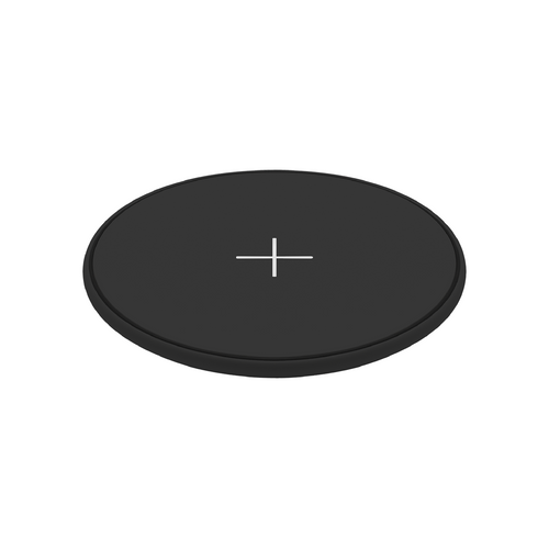 Juice 10W Universal Wireless Charging Pad in black, angled view