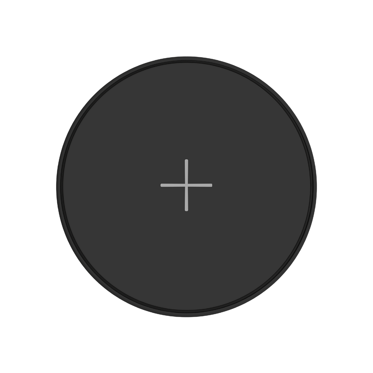 Juice 10W Universal Wireless Charging Pad in black, top view