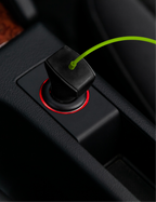 Juice 20W Integrated Lightning Car Charger - Black