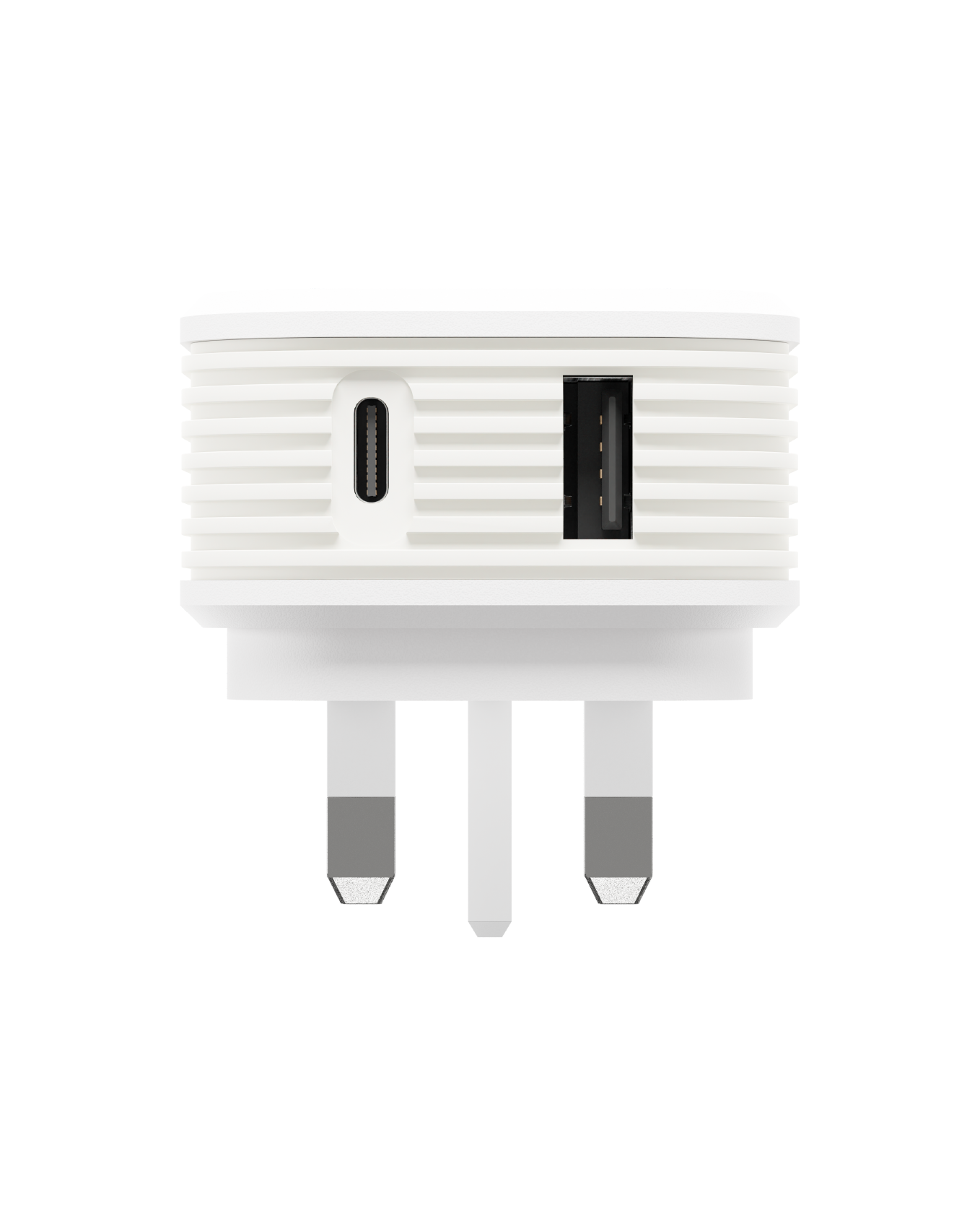 Juice 20W Dual Port Fast Charger Plug – White