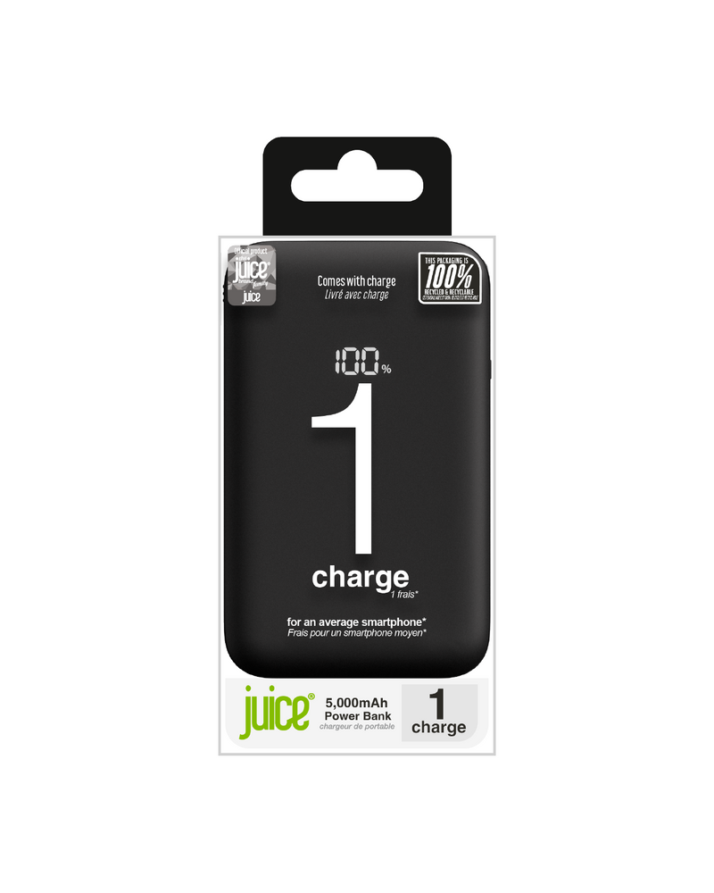 Juice Integrated 1 Charge Power Bank – 5,000mAh