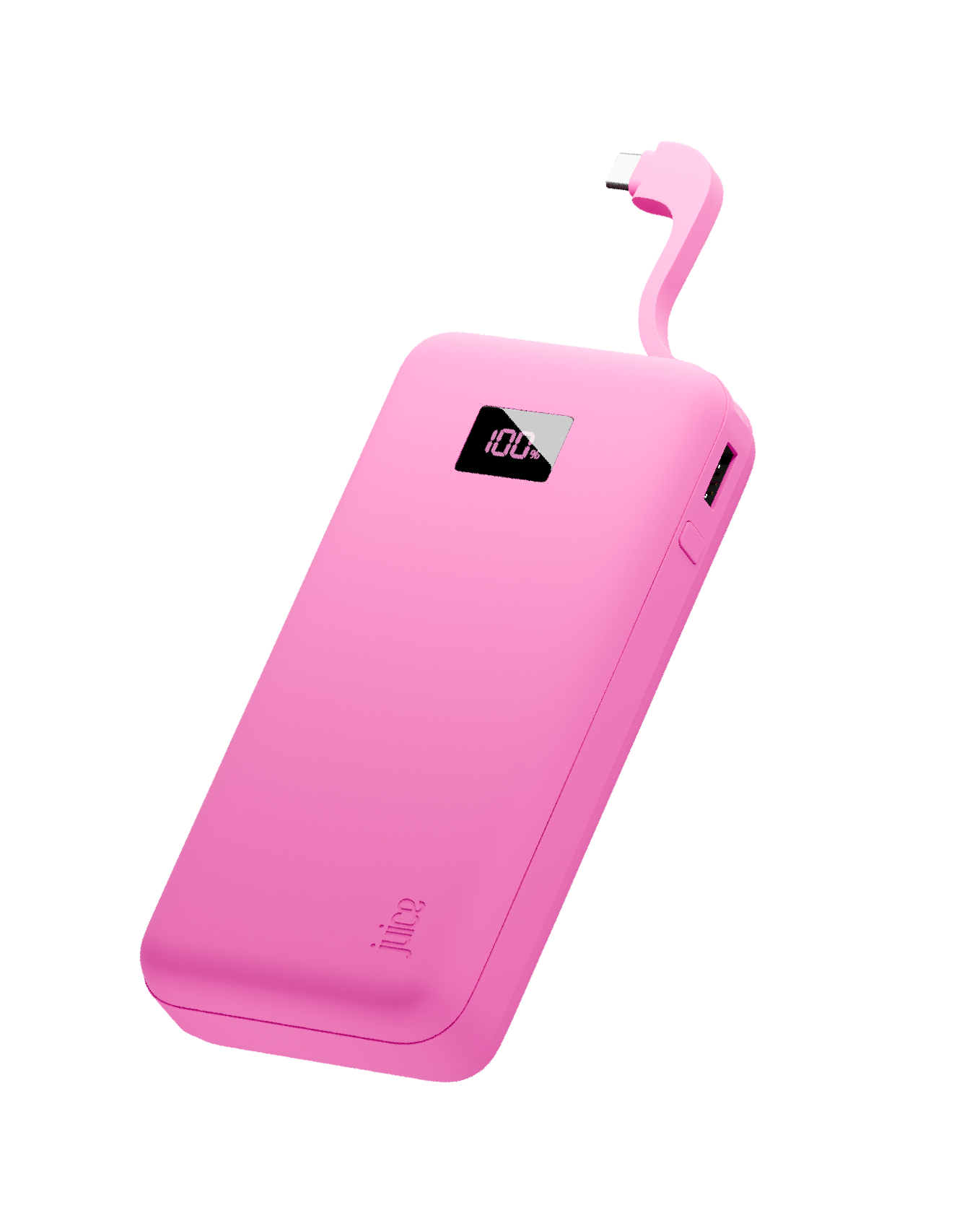 Juice Integrated MAX Charge Power Bank - Pink