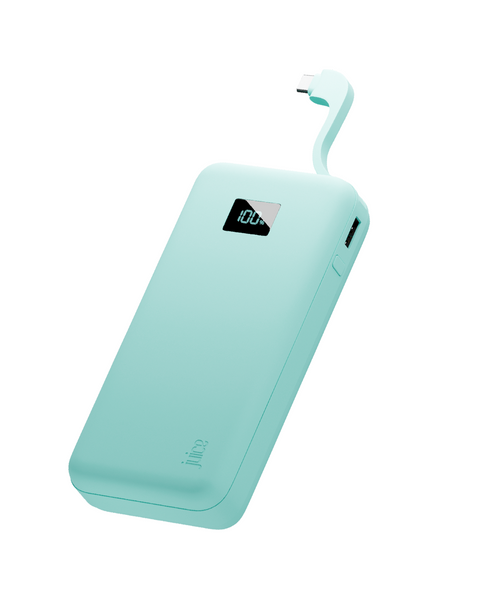 Juice Integrated MAX Charge Power Bank TEAL – 20,000mAh