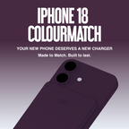 Juice 1 Charge Mag Tec Power Bank – 5,000mAh – iPhone 18 Colour Match – Burgundy – Colourmatch