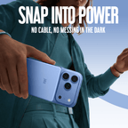 Juice 1 Charge Mag Tec Power Bank – 5,000mAh – iPhone 18 Colour Match – Glacier – Human