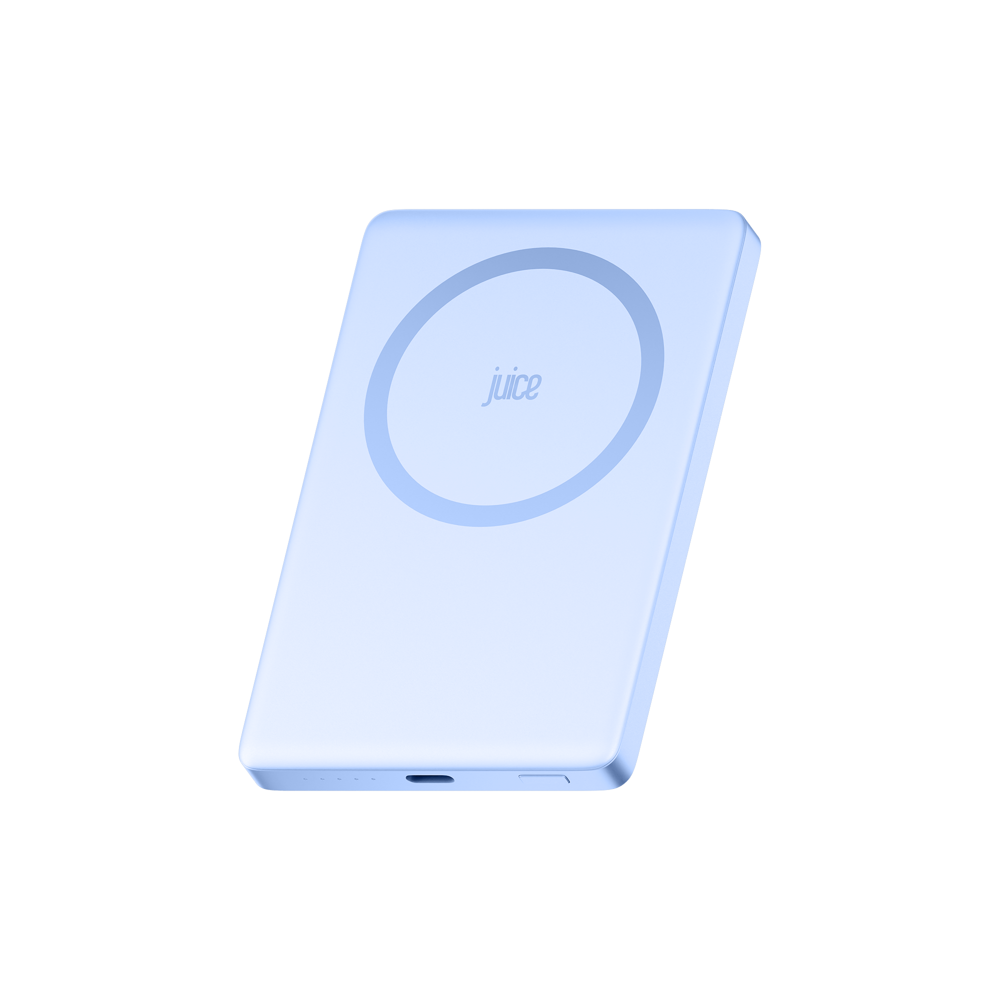 Juice 1 Charge Mag Tec Power Bank – 5,000mAh – iPhone 18 Colour Match – Glacier – Product Image