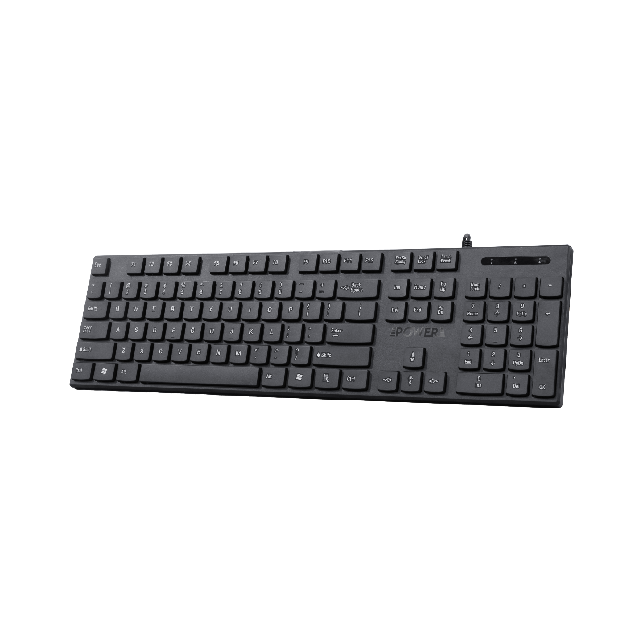 Power Core PC Wired Keyboard & Mouse Bundle
