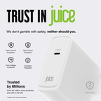 Juice 140W USB-C Fast Charger Plug with 2m Cable – GaN Power for MacBook, Laptop & Phone