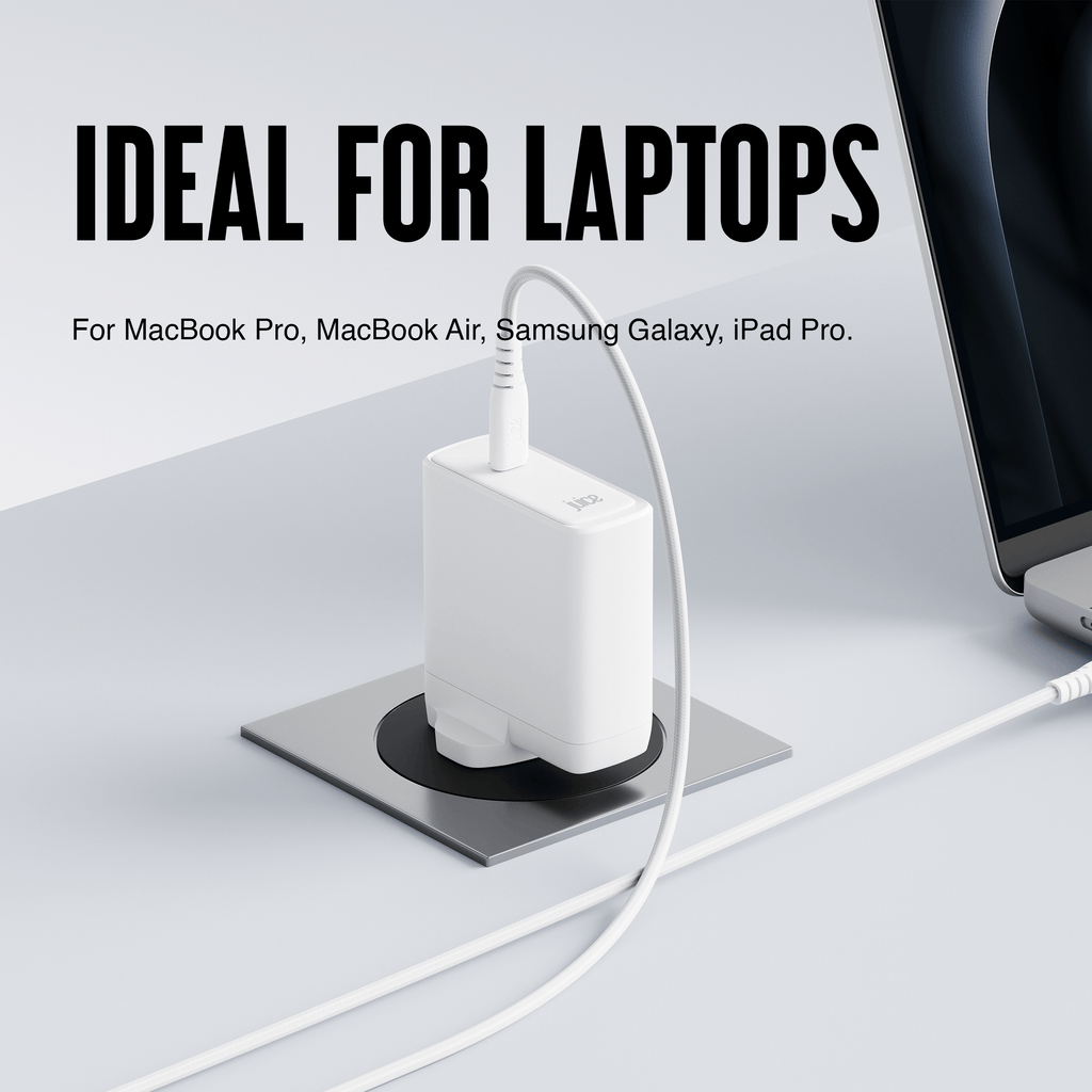 Juice 140W USB-C Fast Charger Plug with 2m Cable – GaN Power for MacBook, Laptop & Phone