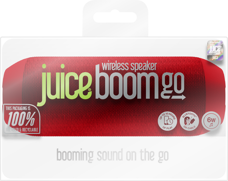 Juice Boom Go Wireless Speaker - Red