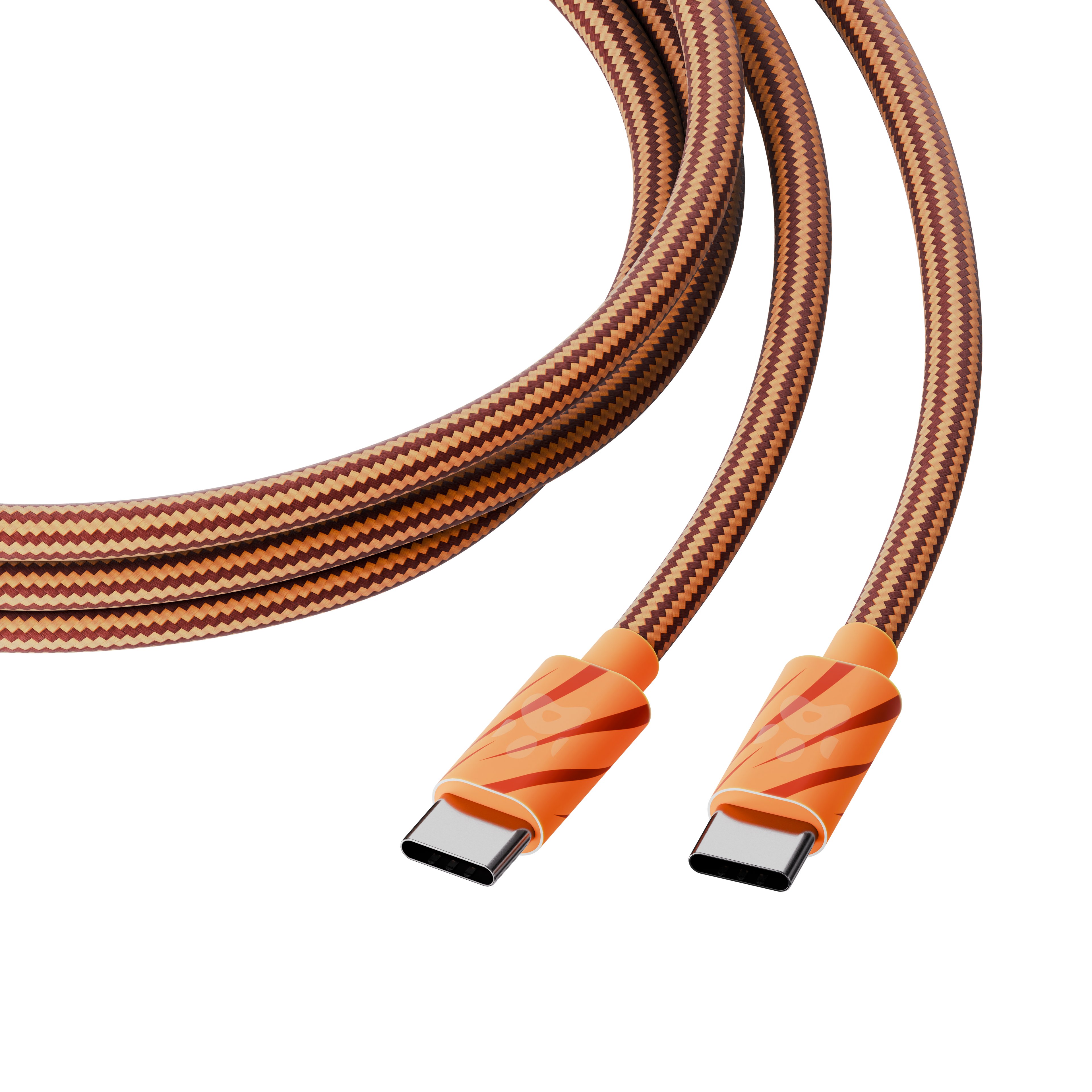 Juice Animals Type C to Type C Braided 2M Charging Cable