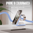 Juice 3-in-1 Compact Wireless Charger 15W (UK Plug) – Glacier – Colourmatch