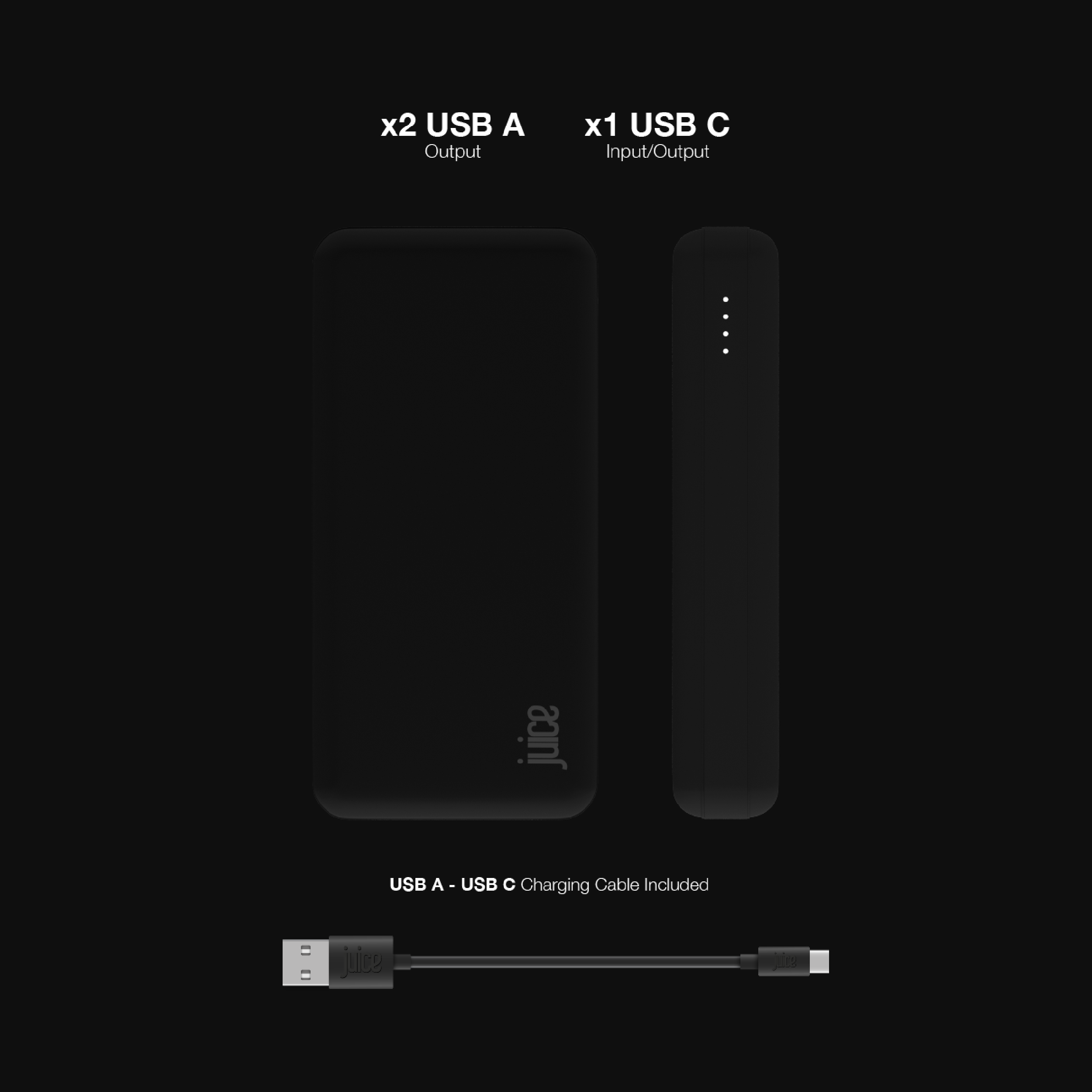 بنك الطاقة Juice ECO 5 Charge - 15,000 مللي أمبير في الساعة 