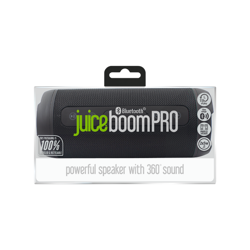 Juice Boom Pro Bluetooth Speaker – Black