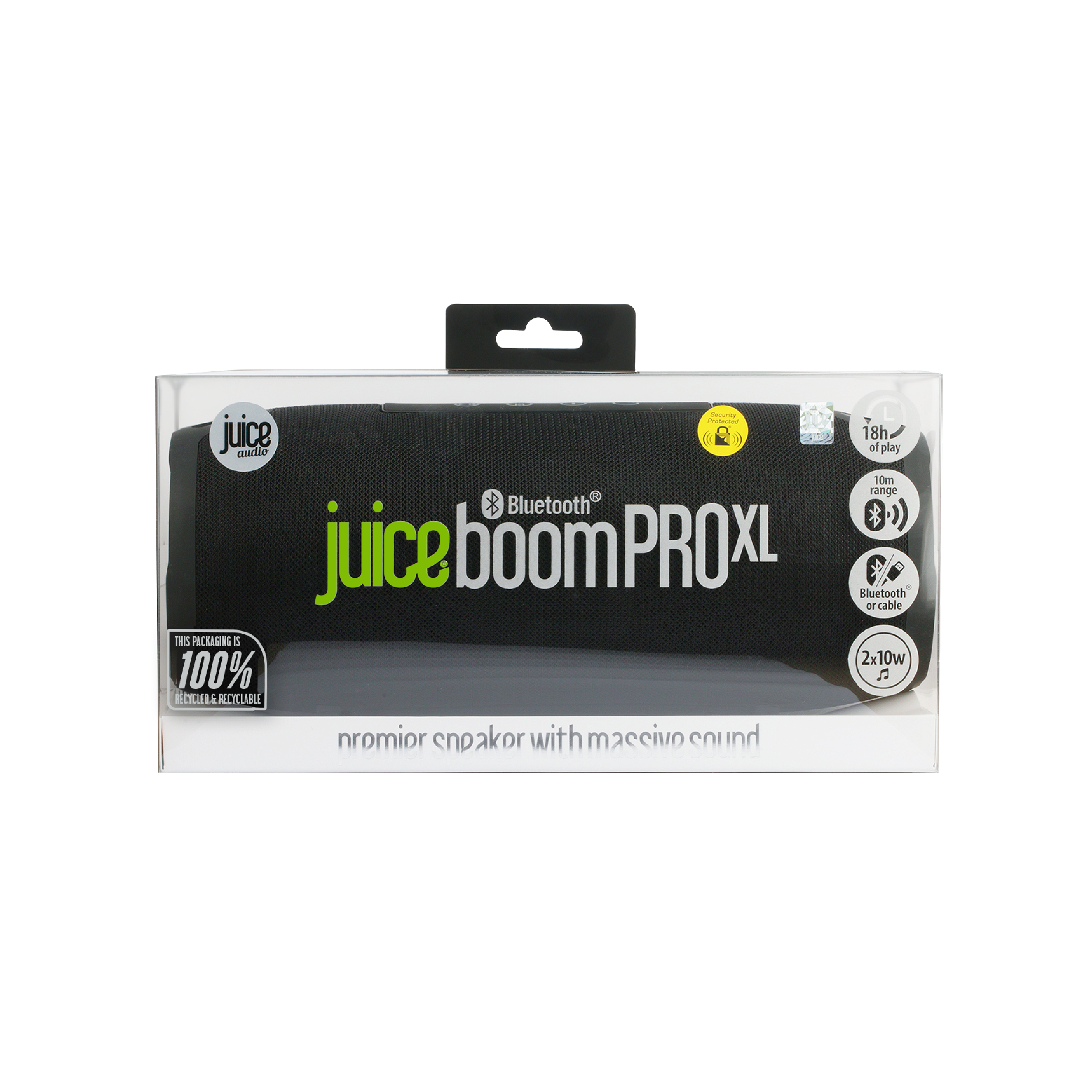 Juice Boom Pro XL Bluetooth Speaker – Black