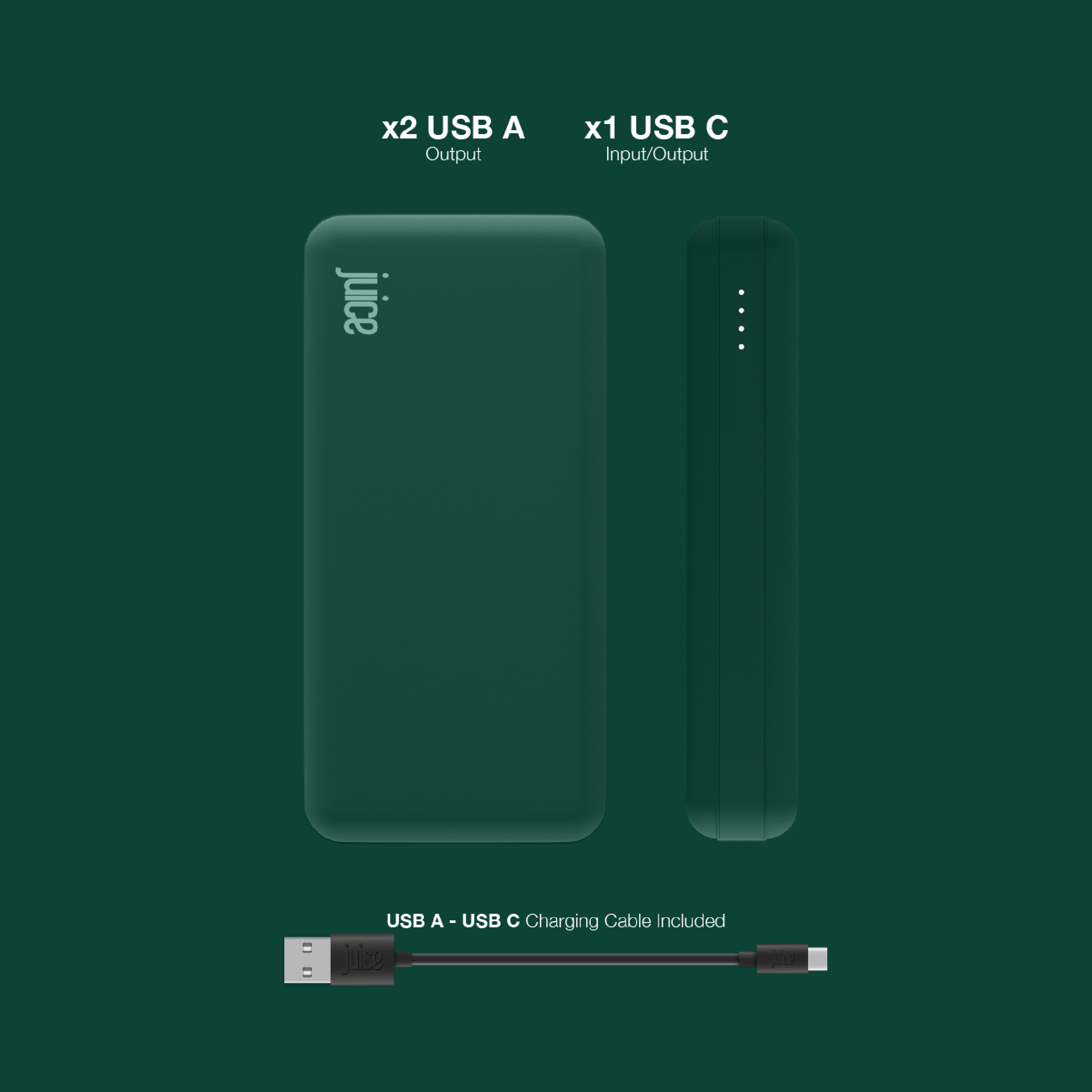 Juice ECO 5 Charge Power Bank – 15,000mAh