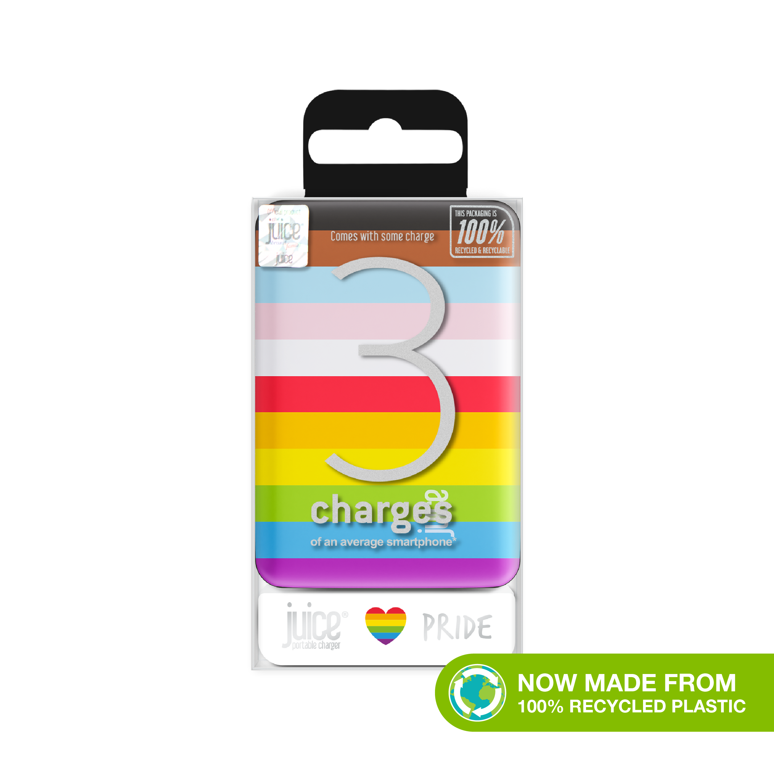 Pride Juice ECO 3 Charge Power Bank – 10,000mAh