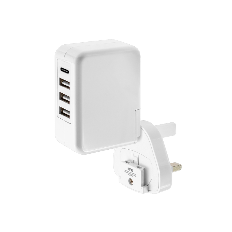 Juice 4.8 Amp Travel Juice Universal Charger – White