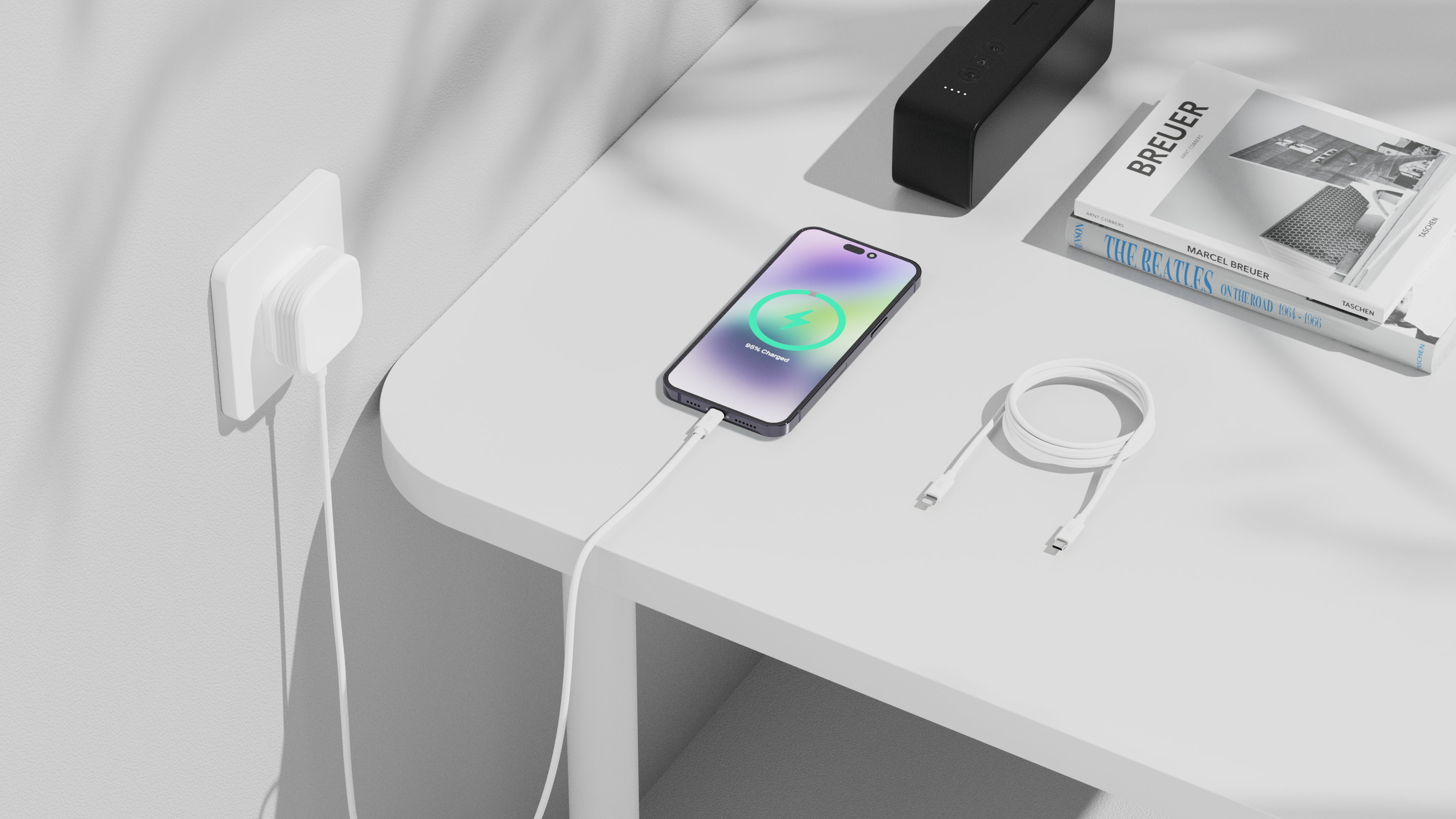 Juice MFi-zertifiziertes IPhone-Ladekabel – 1 M, USB Auf Lightning, In Aqua, Bis 3000 Biegungen