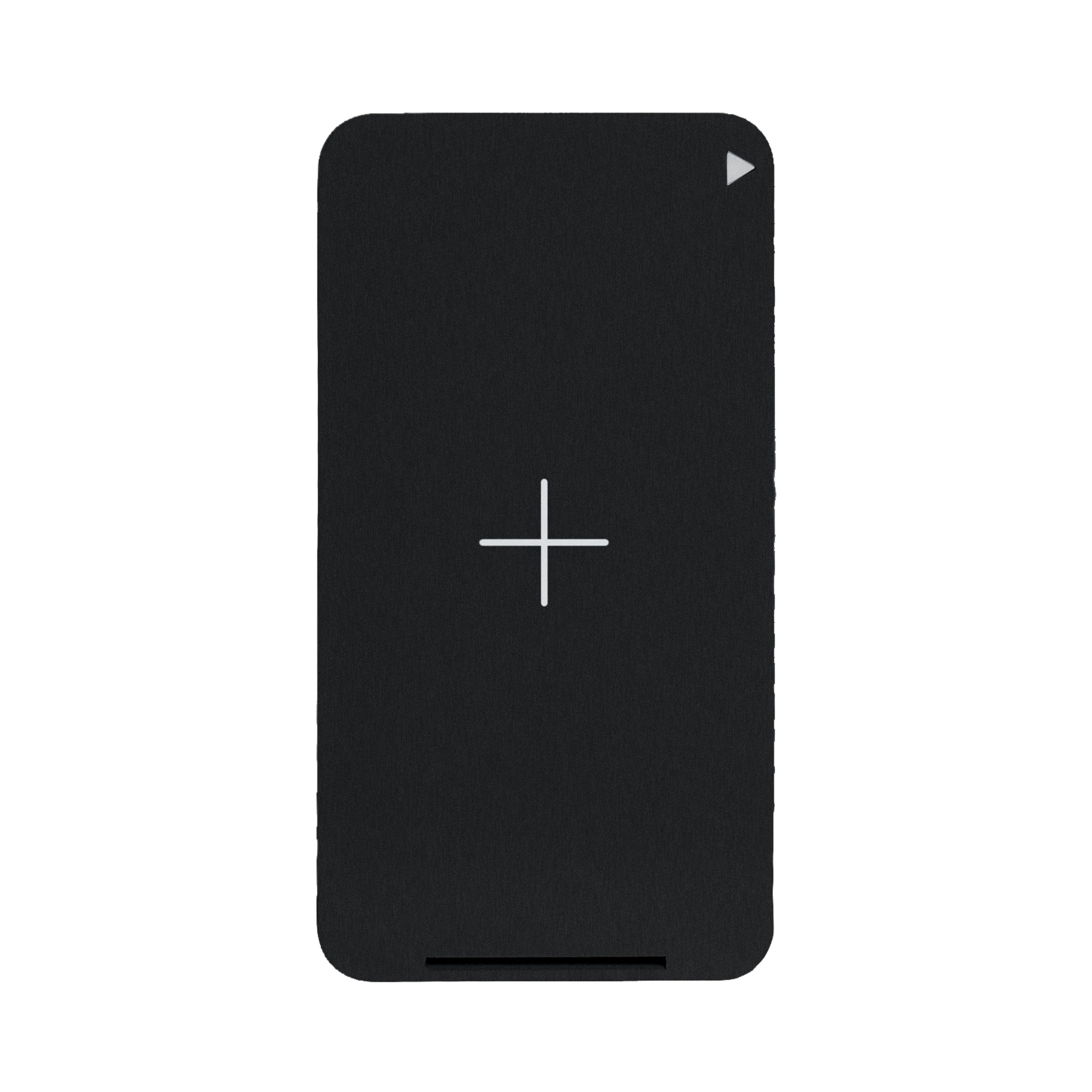 Front view of Juice 10W Wireless Charging Stand in Black