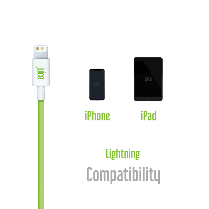Juice 2.4 Amp Apple Lightning Charger Device Compatibility