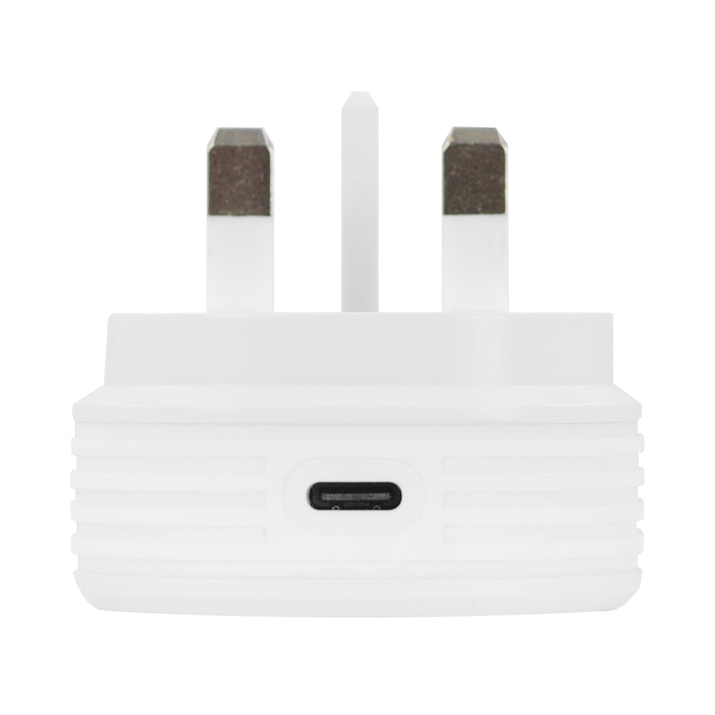 Juice 20 Watt One Port USB-C Power Delivery Charger Plug on Back
