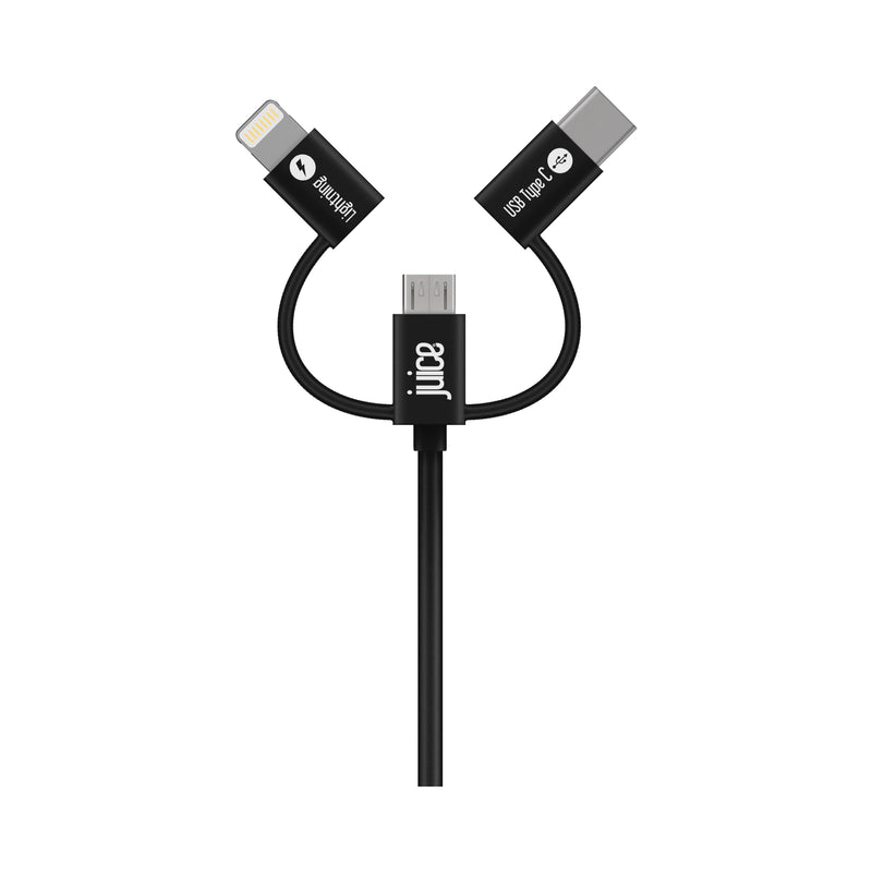 Juice 3 in 1 Charging Cable 1m