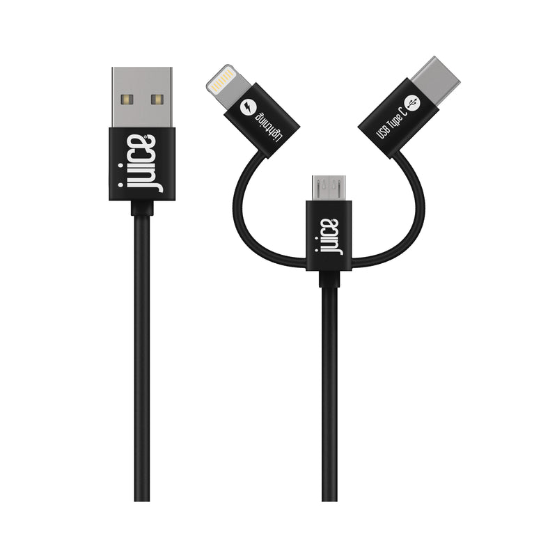 Juice 3 in 1 Charging Cable 1m