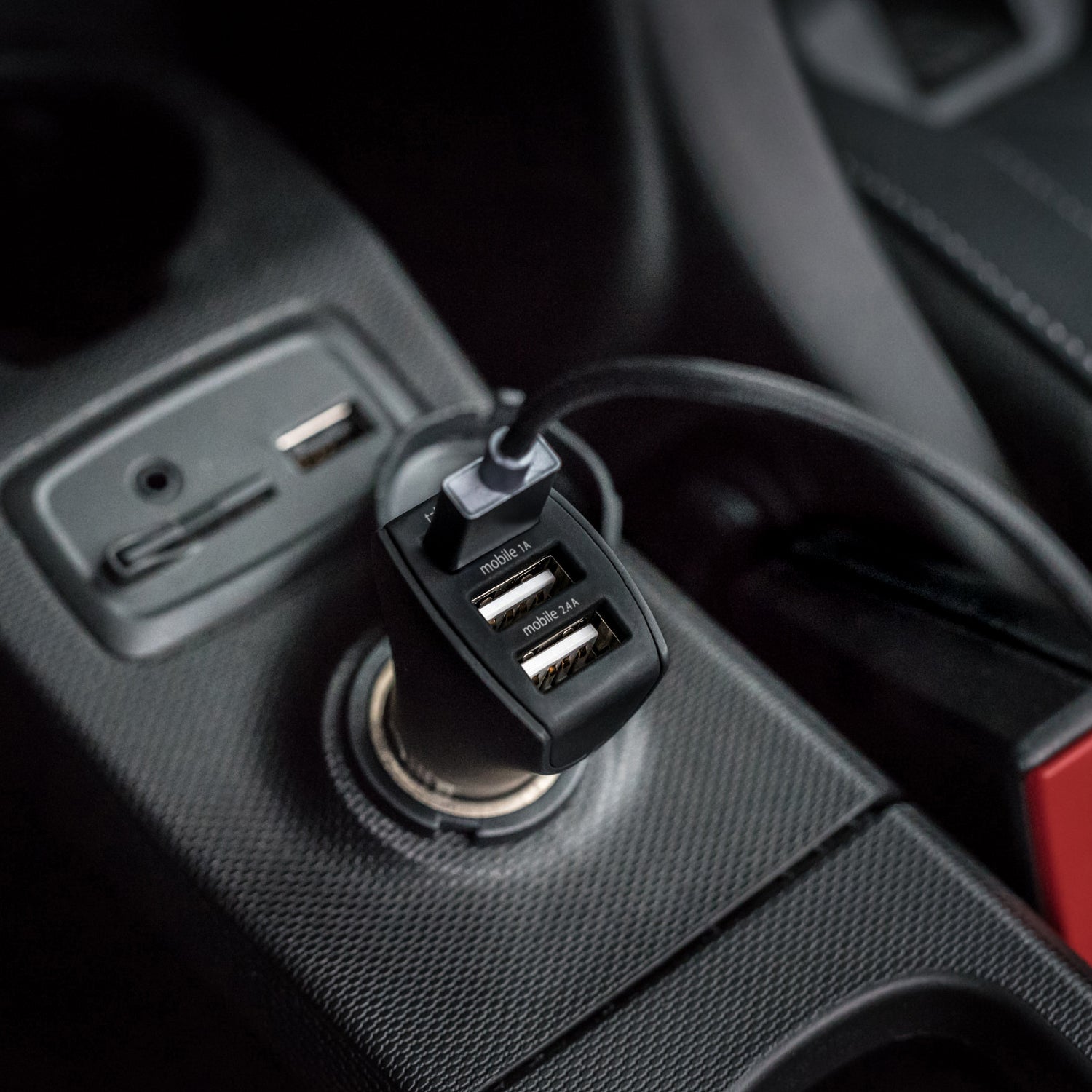 Juice 18Watt Car Charger Plugged in to 12 Volt Port in Car