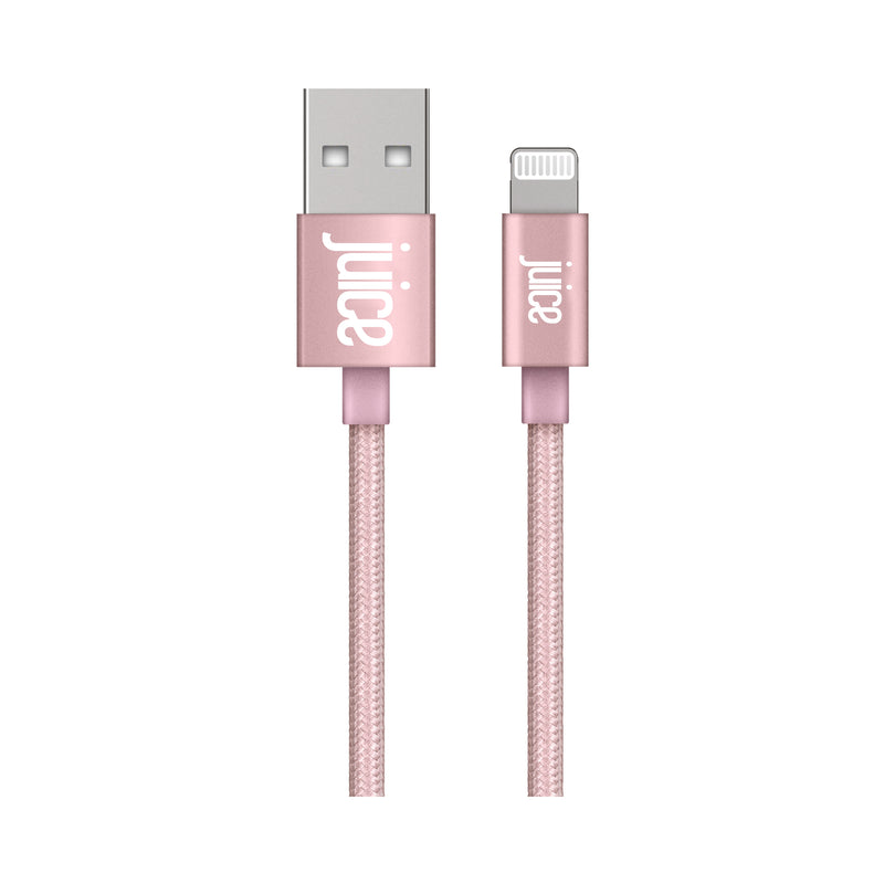 Juice Apple Lightning Braided Charging Cable 1m