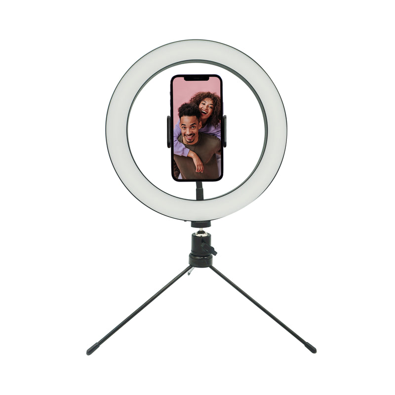 Juice Social 'Perfect Glow' Desktop Ring Light with Aluminium Legs