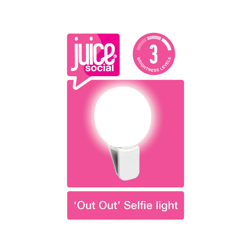 Juice Social 'Out Out' Mini Clip-On Selfie Light