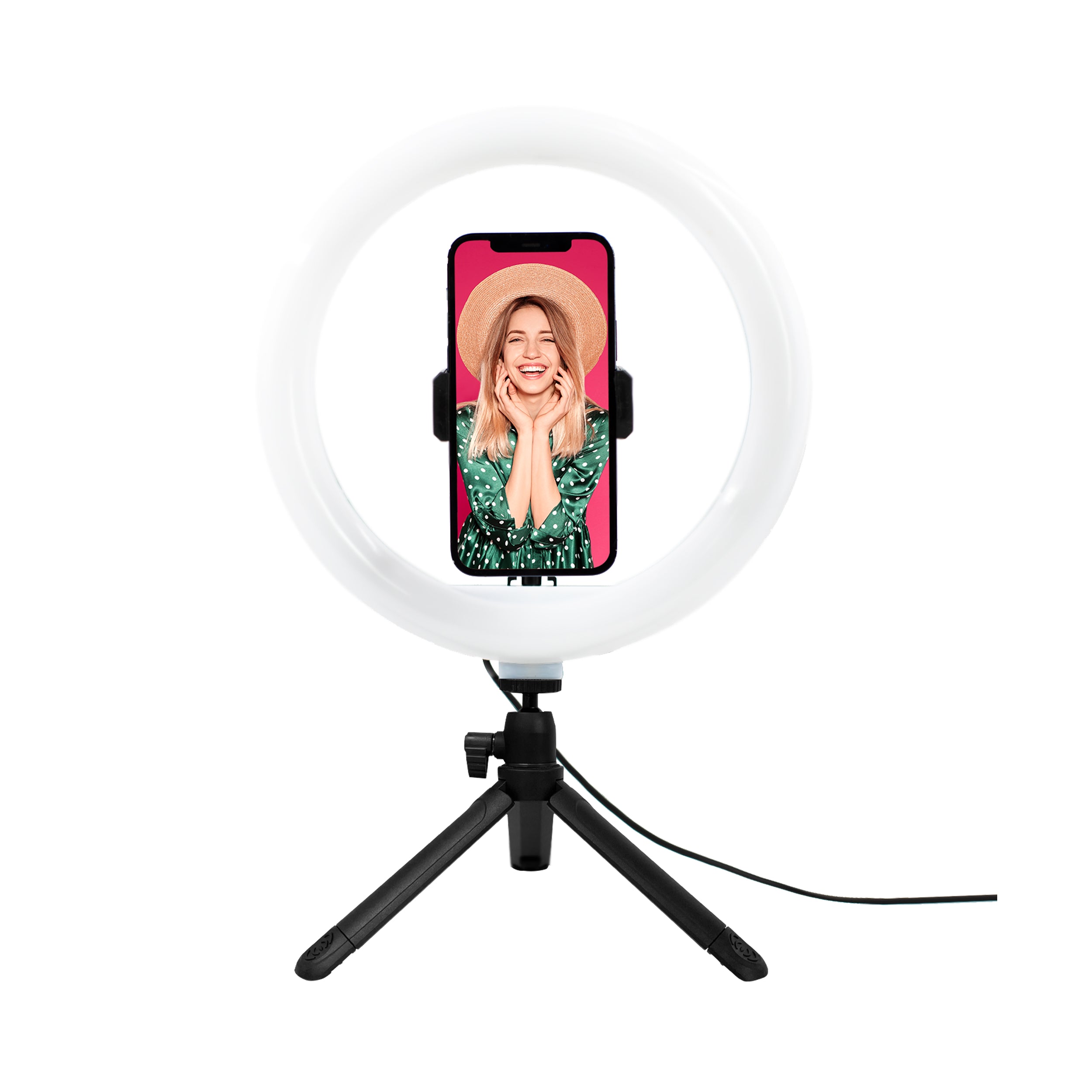Juice Social 'Perfect Glow' Desktop Ring Light with Extendable Legs