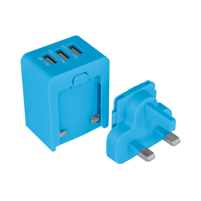 Juice 4.0 Amp Travel Juice Universal Charger – Blue