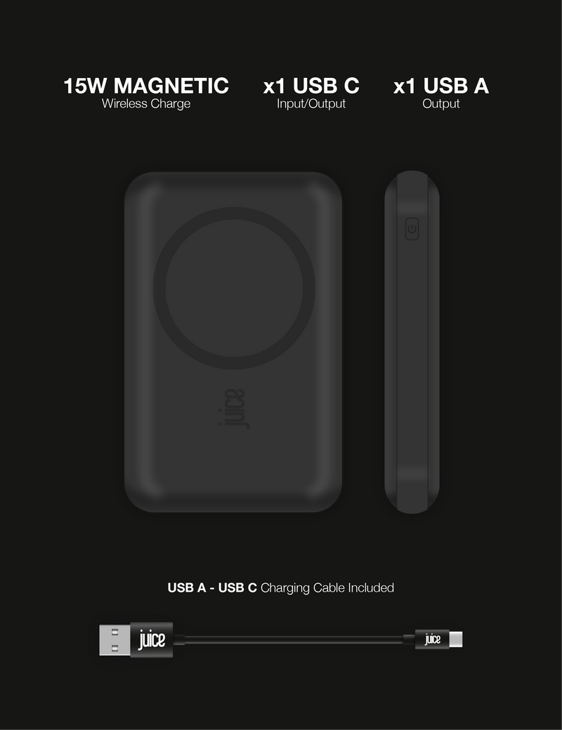 Juice ECO 3 Charge Mag Tec Power Bank – 10,000mAh