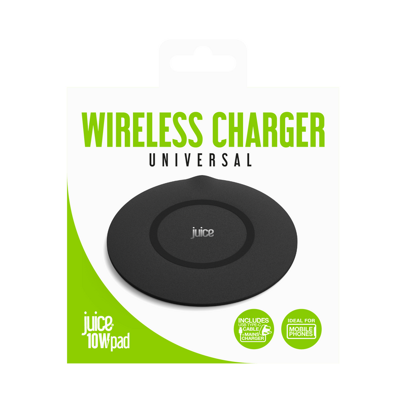 Juice ECO 10W Wireless Charging Pad + 18W Plug & 1m Cable