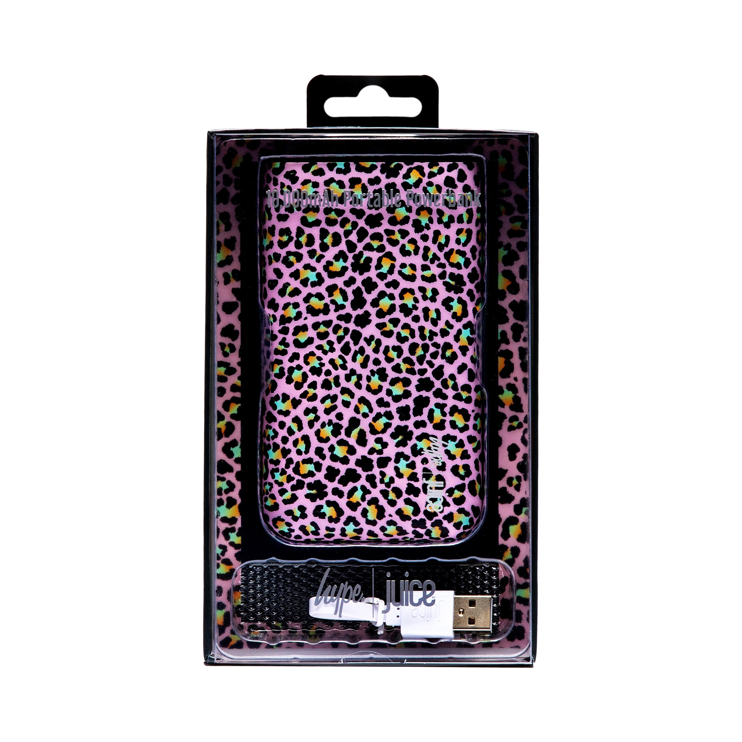 Juice x Hype Slim Power Bank 10,000mAh – Disco Leopard