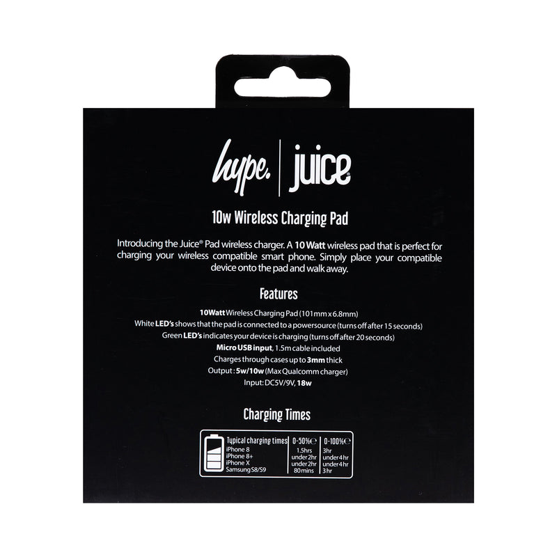 Juice x Hype 10W Wireless Charging Pad – Storm